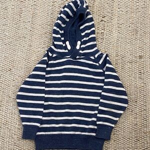 H&M Navy and White Sweater